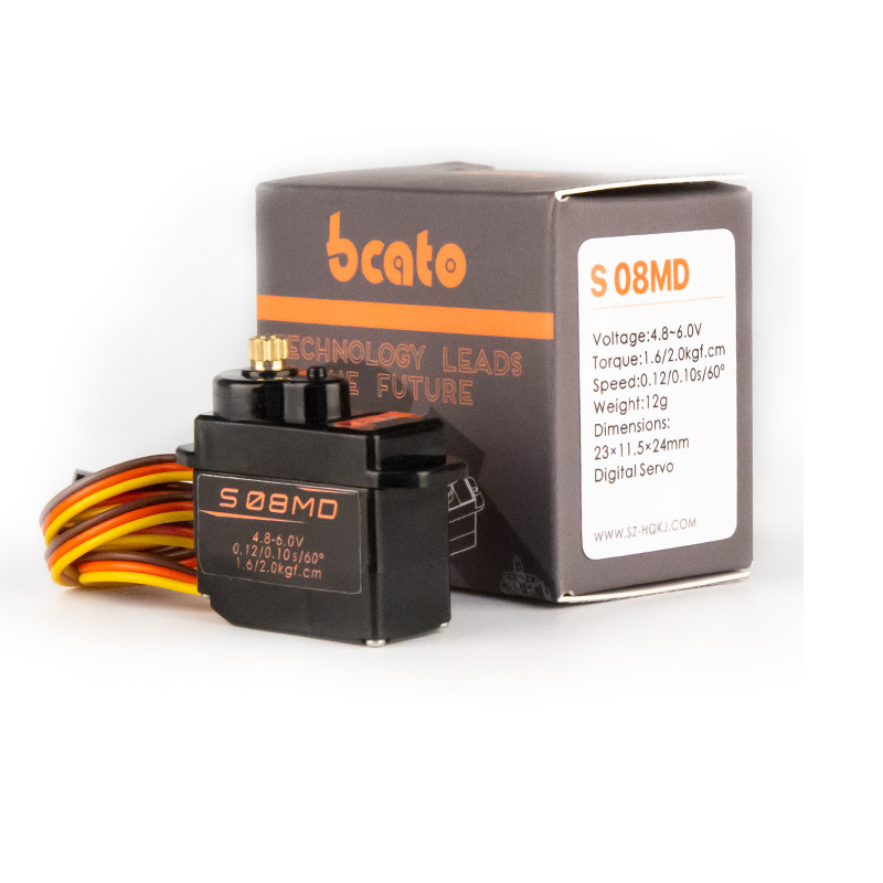 Rc Helicopter Servo - Bcato S08MD 2,4 kg Digitalservo 12