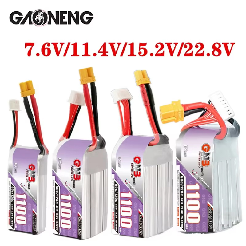 Rc Helicopter Parts - GNB 1100 mAh 2S 3S 4S