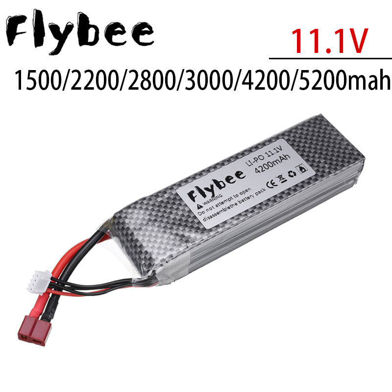 Rc Helicopter Parts - 11,1 V 3S LIPO batterie 1500/2200/2800/3000/4200/5200mah