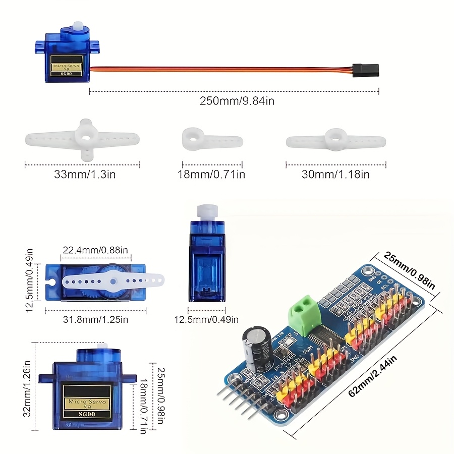 5 Stück SG90 9G Servomotoren + – Rc Helicopter Motor Bewertung und Preis