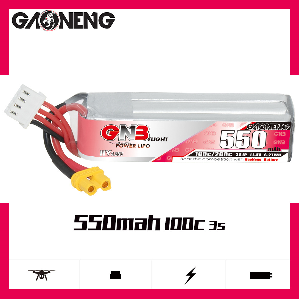 GNB HV 11,4 V 550 mAh 100C/200 – Rc Helicopter Parts Bewertung und Preis