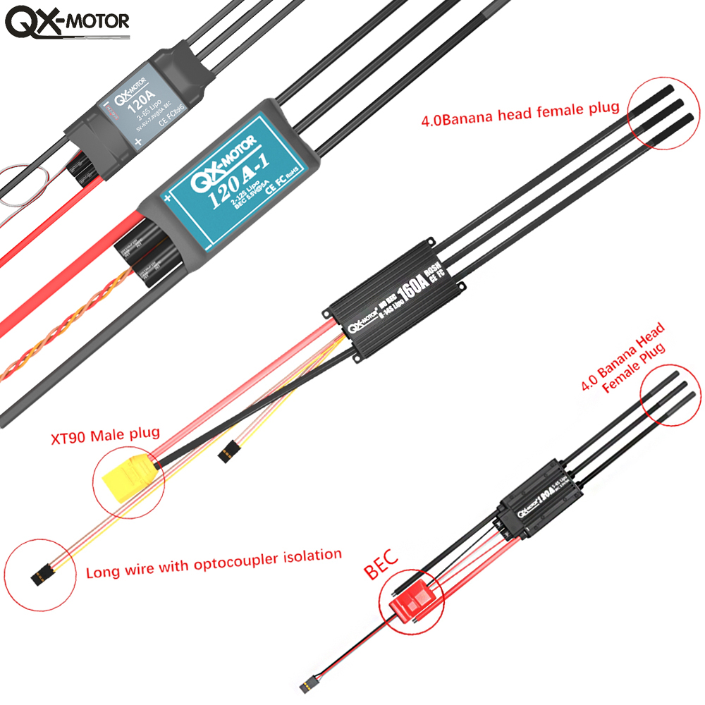 20A-120A Bürstenloser ESC-Gesc – Rc Helicopter Servo Bewertung und Preis