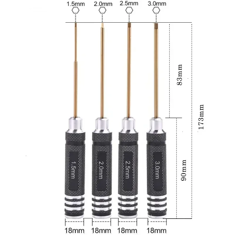 0,9/1,27/1,3/1,5/2,0/2,5/3,0mm – Rc Helicopter Tool Kit Bewertung und Preis